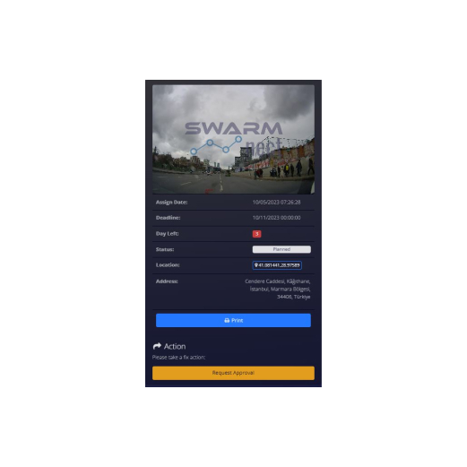 Infrastructure Management Platform UI, defect detail form.